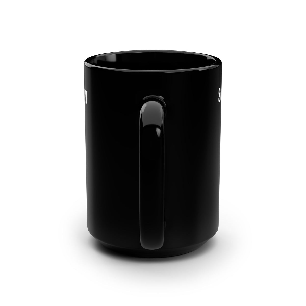 Social Battery 15oz Black Mug - A Coffee Mug for Introverts