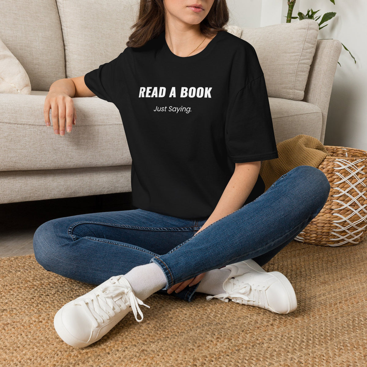 Read A Book - Just Saying T-Shirt