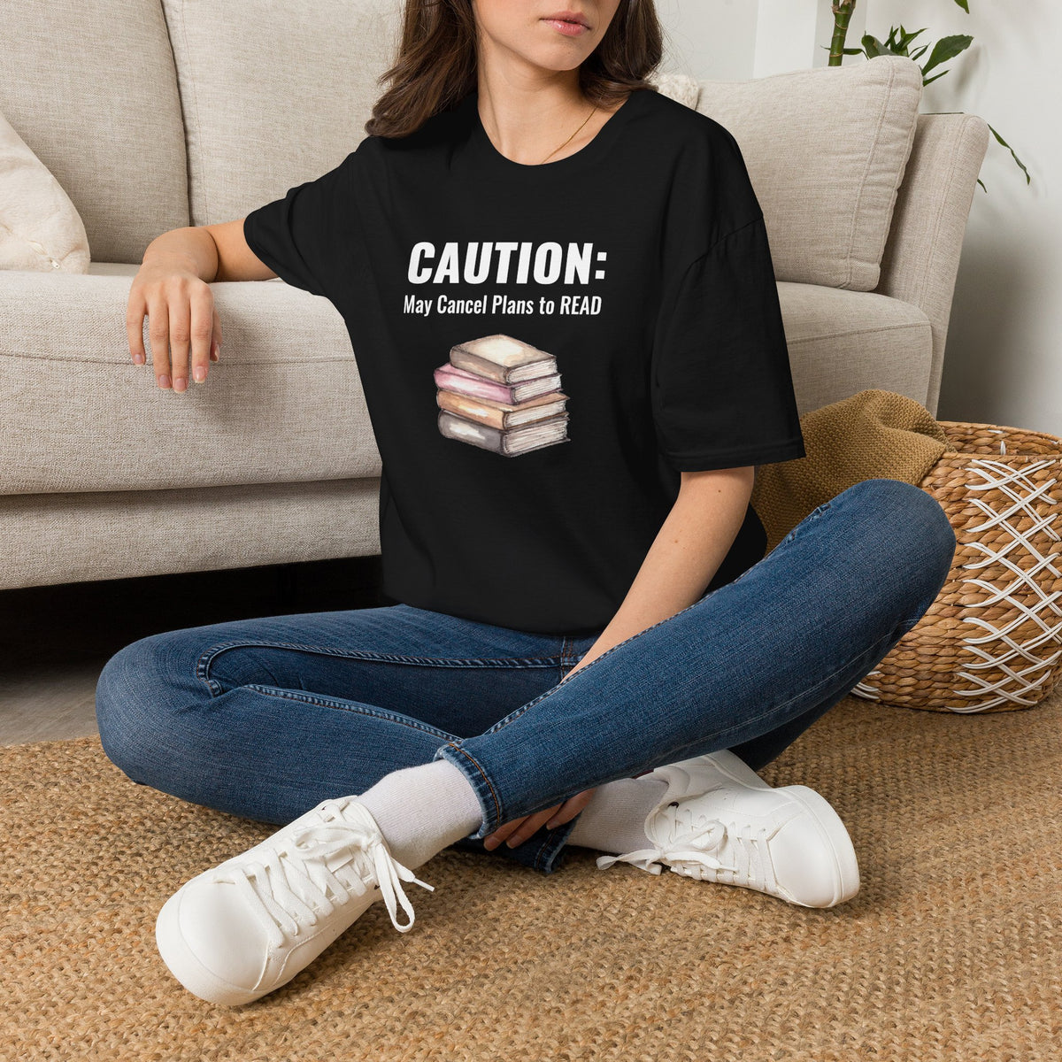 Caution: May Cancel Plans to READ - Graphic Tee