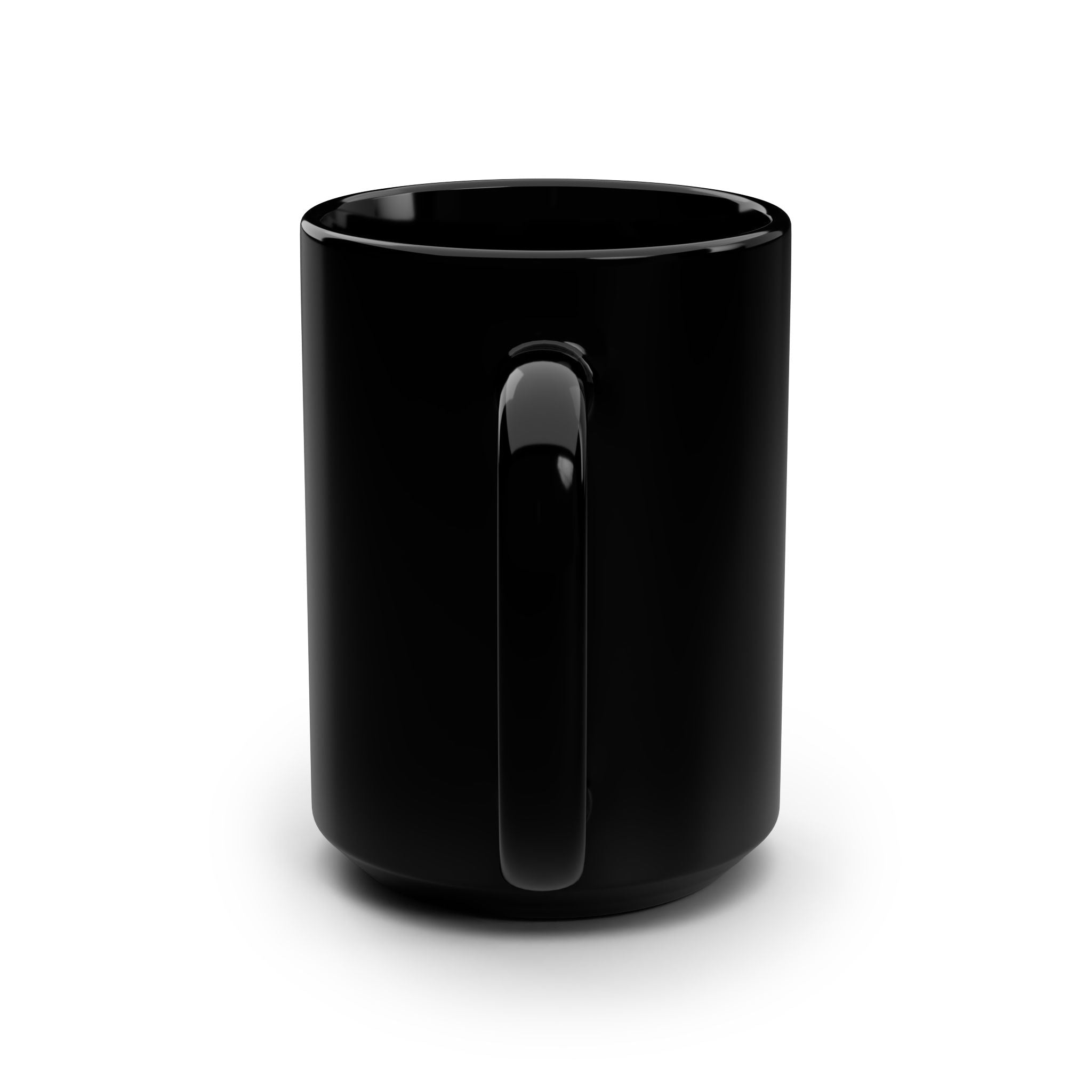 Social Battery 15oz Black Mug - A Coffee Mug for Introverts