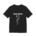 Social Battery Low T-Shirt — Introvert Graphic Tee