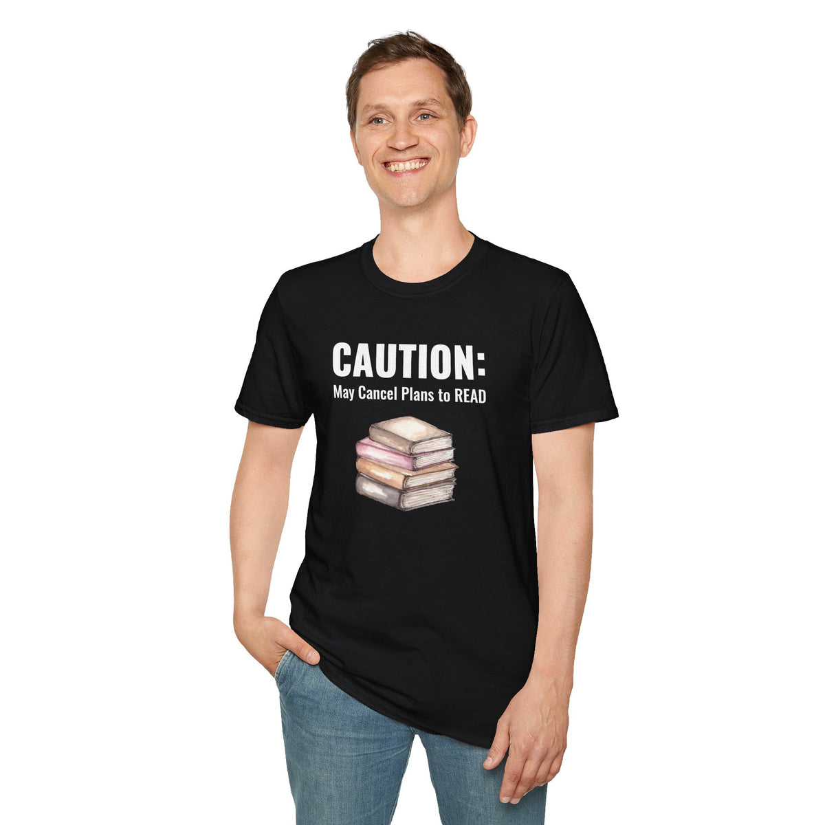 Caution: May Cancel Plans to READ - Graphic Tee