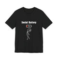 Social Battery Low T-Shirt — Introvert Graphic Tee